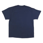 FANATICS Mens Blue West Virginia Graphic T-Shirt XL Short Sleeve Crew Neck