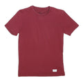 ADIDAS ORIGINALS Mens Maroon XS T-Shirt Short Sleeve Crew Neck Cotton Blend