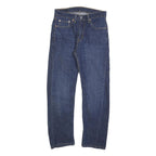 LEVI'S 505 Mens Jeans Blue Regular Straight Denim Medium W31 L27 Classic Zip Fly