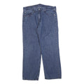 LEVI'S 506 Mens Regular Fit Straight Blue Denim Jeans W33 L27 Classic Zip Pocket