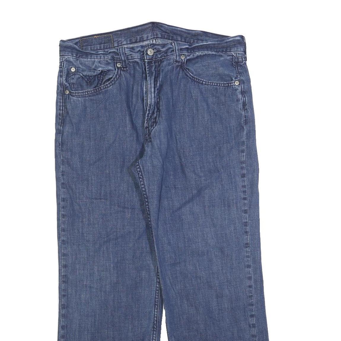 LEVI'S 506 Mens Regular Fit Straight Blue Denim Jeans W33 L27 Classic Zip Pocket