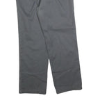 DICKIES Mens Cotton Blend Grey Regular Fit Straight Leg Trousers W33 L30