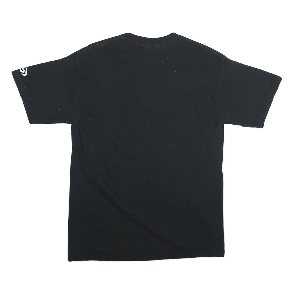 GILDAN Mens Black Okotoks Dawgs Baseball Graphic T-Shirt M Short Sleeve Crew