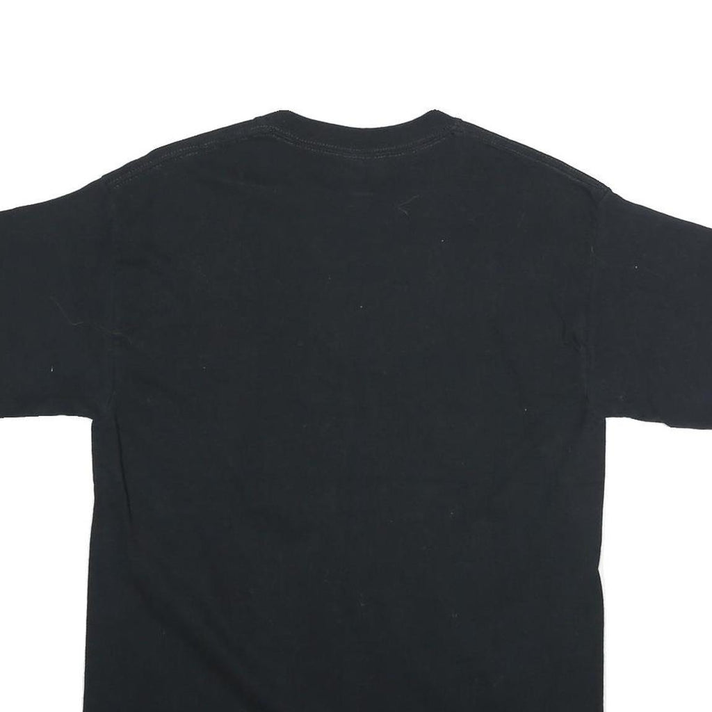 GILDAN Mens Black Okotoks Dawgs Baseball Graphic T-Shirt M Short Sleeve Crew