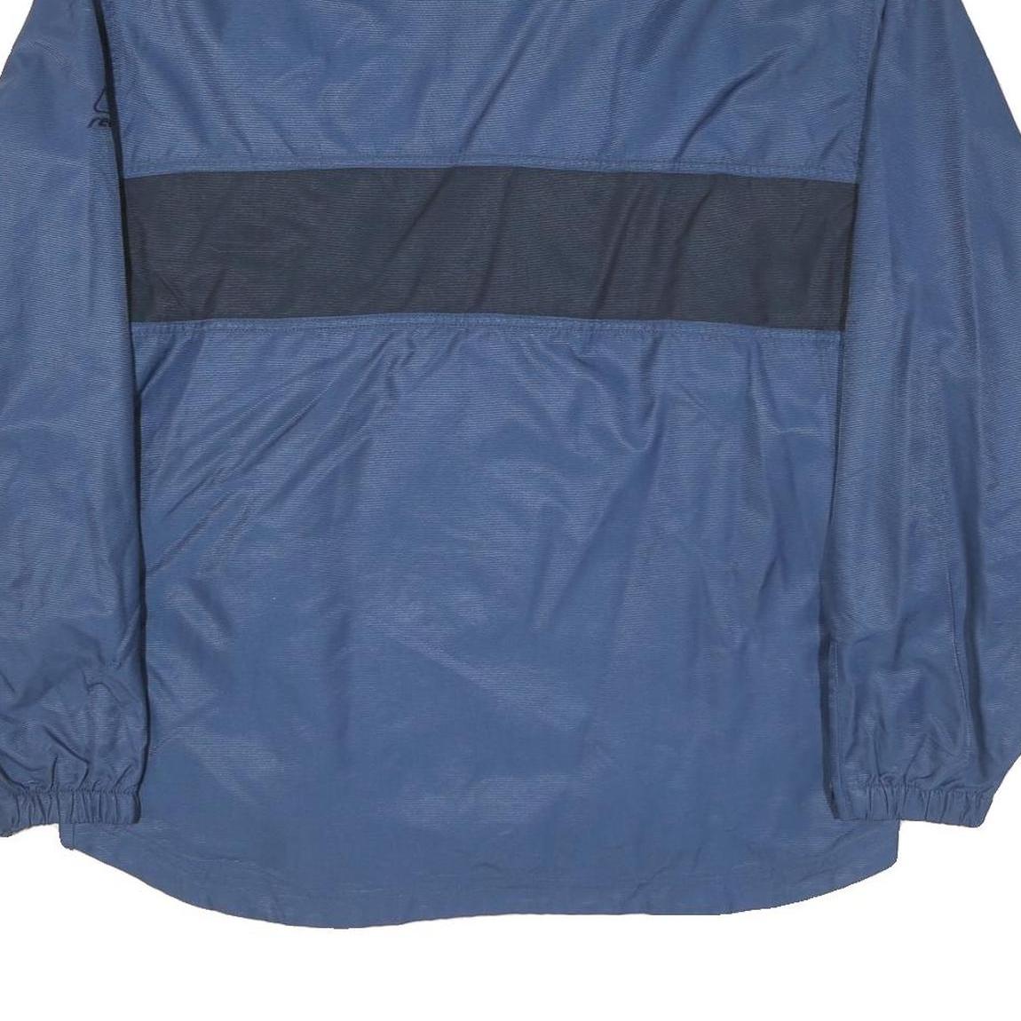 REEBOK Mens Blue & Navy NFL Bomber Jacket M Polyester Blend Zip