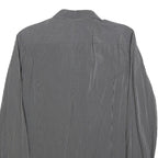 DIESEL Mens Black Striped Cotton Blend Shirt M Button Down Long Sleeve Casual