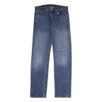 LEVI'S 505 Mens Jeans Blue Regular Straight Denim Medium W32 L32 Classic Zip