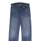 LEVI'S 505 Mens Jeans Blue Regular Straight Denim Medium W32 L32 Classic Zip