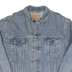 LEVI'S Mens Blue Denim Denim Jacket XL Cotton Classic Button Closure