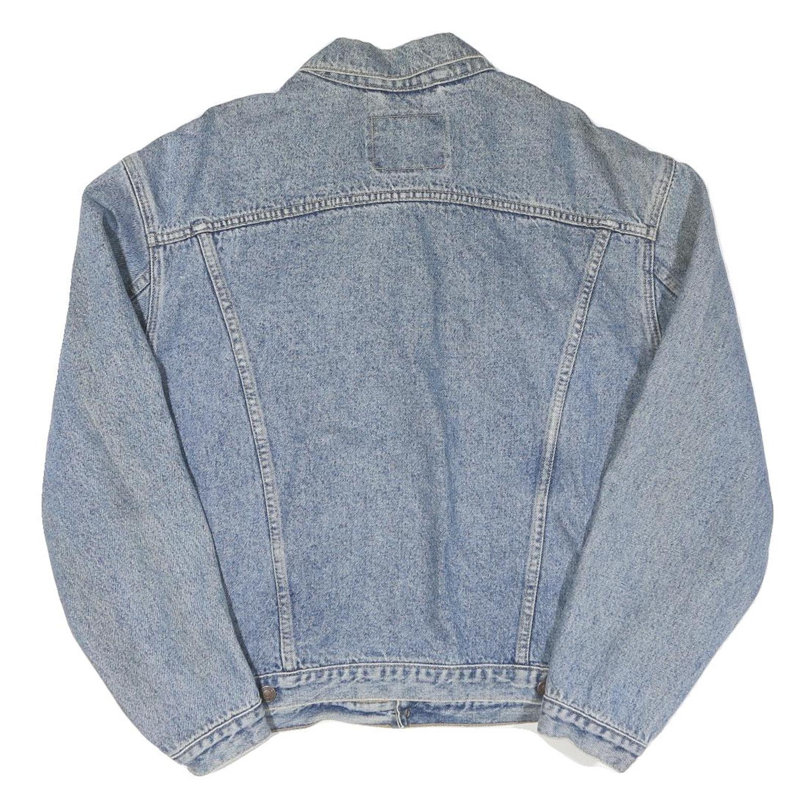 LEVI'S Mens Blue Denim Denim Jacket XL Cotton Classic Button Closure