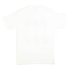 HANES Mens White Cotton Blend Atlanta Graphic T-Shirt M Short Sleeve Crew Neck