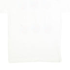 HANES Mens White Cotton Blend Atlanta Graphic T-Shirt M Short Sleeve Crew Neck