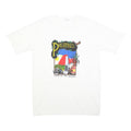 PUSONG PINOY Mens White Philippines Graphic T-Shirt L Cotton Crew Neck Short