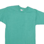 BVD Womens Green T-Shirt M Short Sleeve Crew Neck Plain Cotton Blend Casual