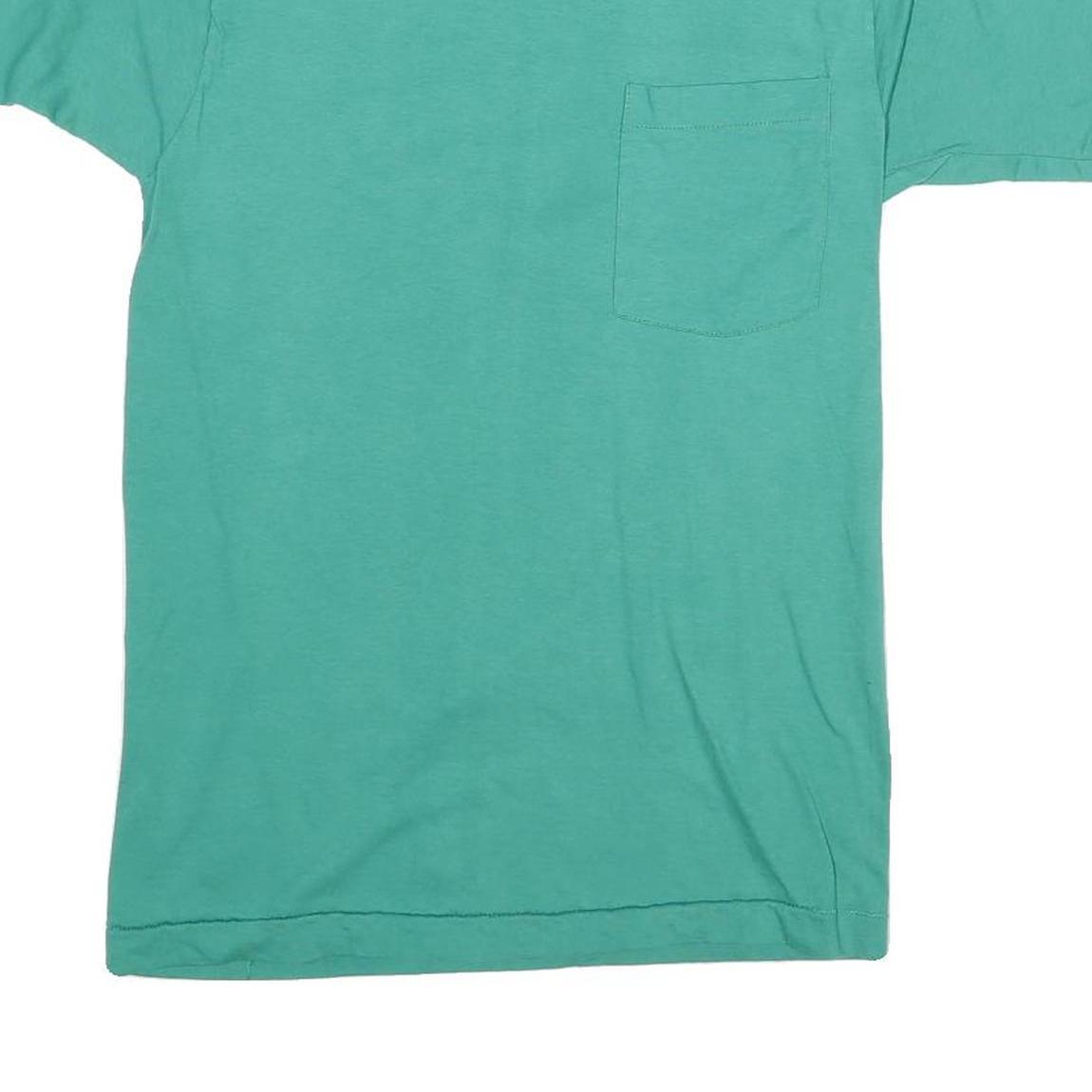 BVD Womens Green T-Shirt M Short Sleeve Crew Neck Plain Cotton Blend Casual