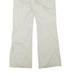 TRAILER Mens Polyester Blend Cream Relaxed Drawstring Trousers W33 L33 Casual