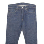 LEVI'S 510 Mens Jeans Blue Slim Skinny Denim Raw W34 L22 Zip Cotton Blend