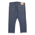 LEVI'S 510 Mens Jeans Blue Slim Skinny Denim Raw W34 L22 Zip Cotton Blend
