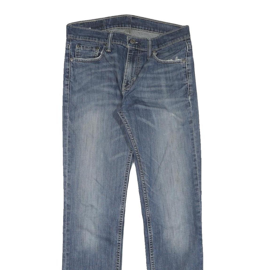 LEVI'S 511 Mens Jeans Blue Slim Skinny Denim Medium W29 L31 Classic Zip