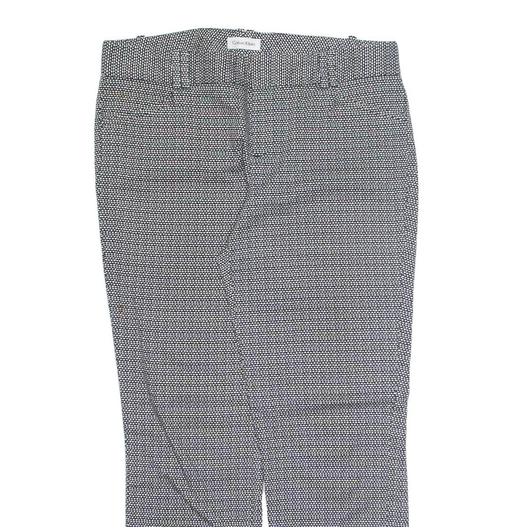 CALVIN KLEIN Chino Womens Trousers Black Regular Tapered W32 L28