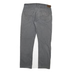 DICKIES Mens Cotton Blend Grey Regular Fit Straight Leg Trousers W34 L32