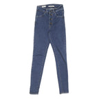 LEVI'S Big E Womens Jeans Blue Slim Skinny Denim Raw W24 L28 Button Fly