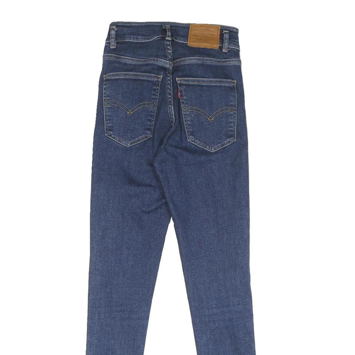 LEVI'S Big E Womens Jeans Blue Slim Skinny Denim Raw W24 L28 Button Fly