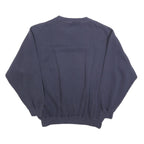 FREY Mens Blue Cotton Blend Crew Neck L Sweatshirt Mountain Graphic Embroidery