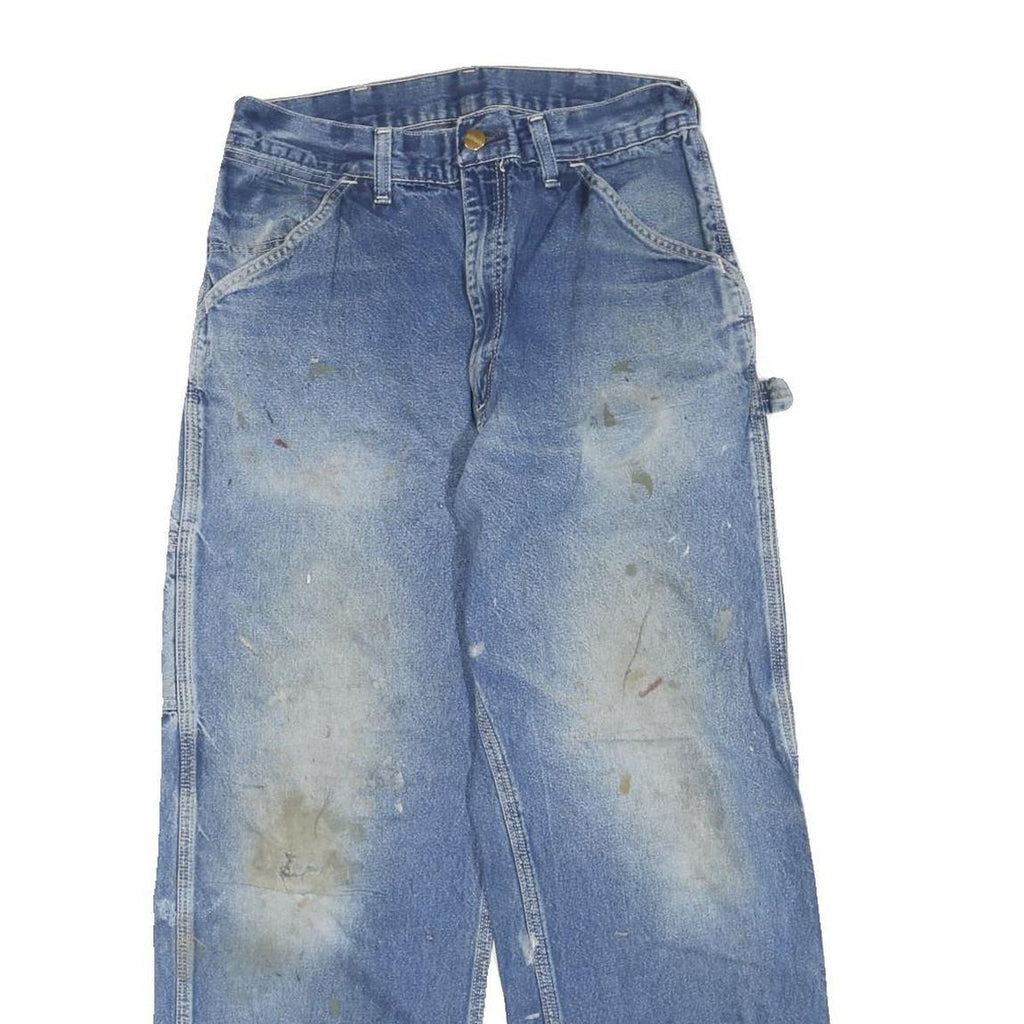 CARHARTT Mens Jeans Blue Regular Loose Denim Medium W30 L27 Workwear Zip Fly