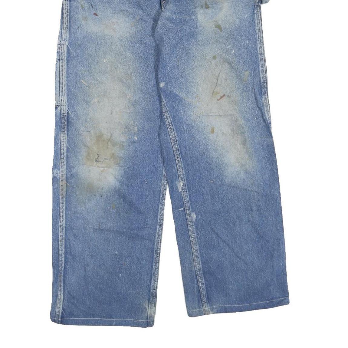 CARHARTT Mens Jeans Blue Regular Loose Denim Medium W30 L27 Workwear Zip Fly