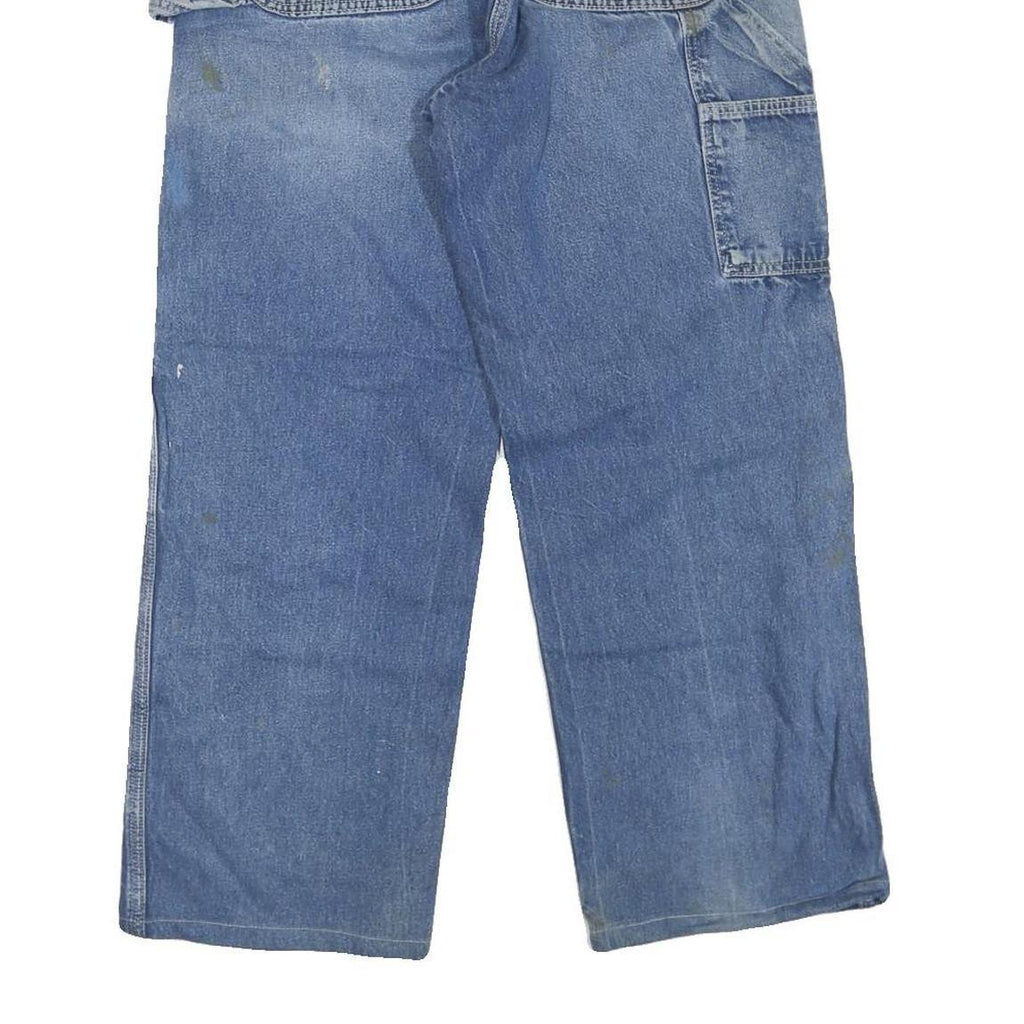 CARHARTT Mens Jeans Blue Regular Loose Denim Medium W30 L27 Workwear Zip Fly