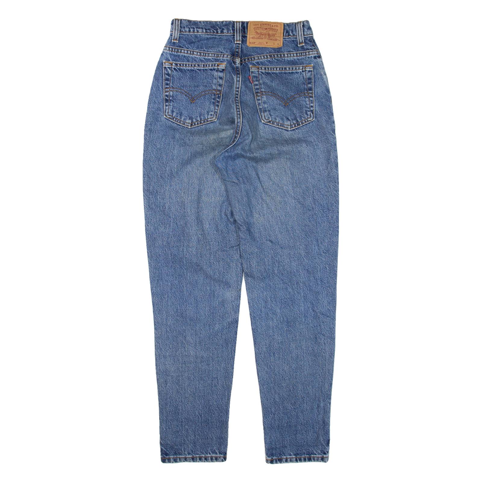 LEVI'S 512 Womens Jeans Blue Slim Tapered W25 L28