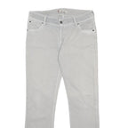 LEVI'S 571 Womens Jeans White Slim Skinny Denim Medium W34 L29 Stretch Cotton