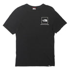 THE NORTH FACE Mens Black Graphic T-Shirt XS Short Sleeve Crew Neck Logo Print