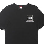 THE NORTH FACE Mens Black Graphic T-Shirt XS Short Sleeve Crew Neck Logo Print