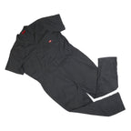 DICKIES Womens Black Cotton Blend Dungarees Loose Fit XL W46 L30 Workwear