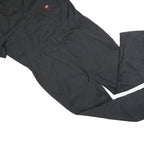 DICKIES Womens Black Cotton Blend Dungarees Loose Fit XL W46 L30 Workwear
