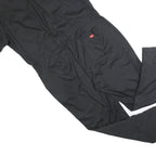 DICKIES Womens Black Cotton Blend Dungarees Loose Fit XL W46 L30 Workwear