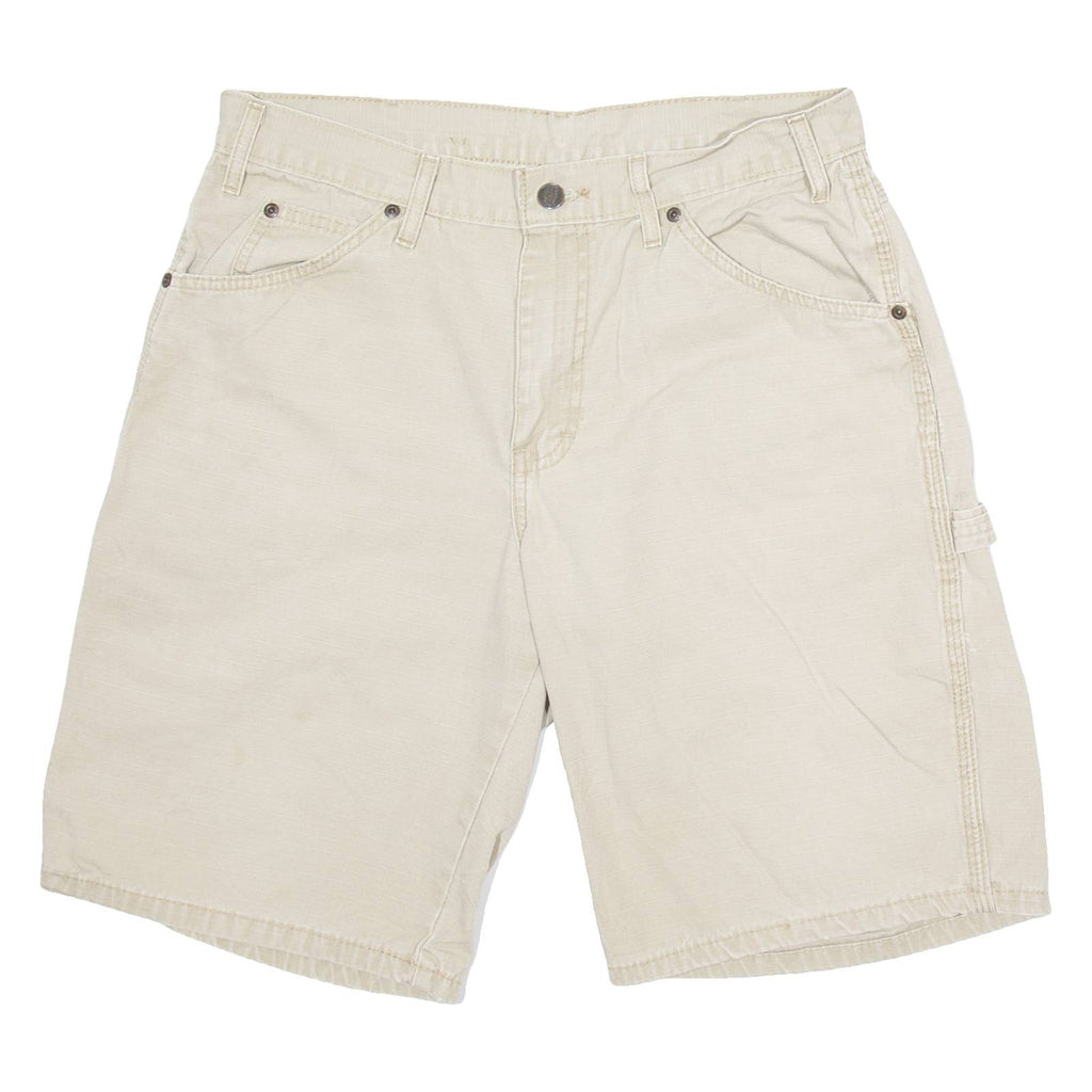 DICKIES Mens Workwear Shorts Brown M W32