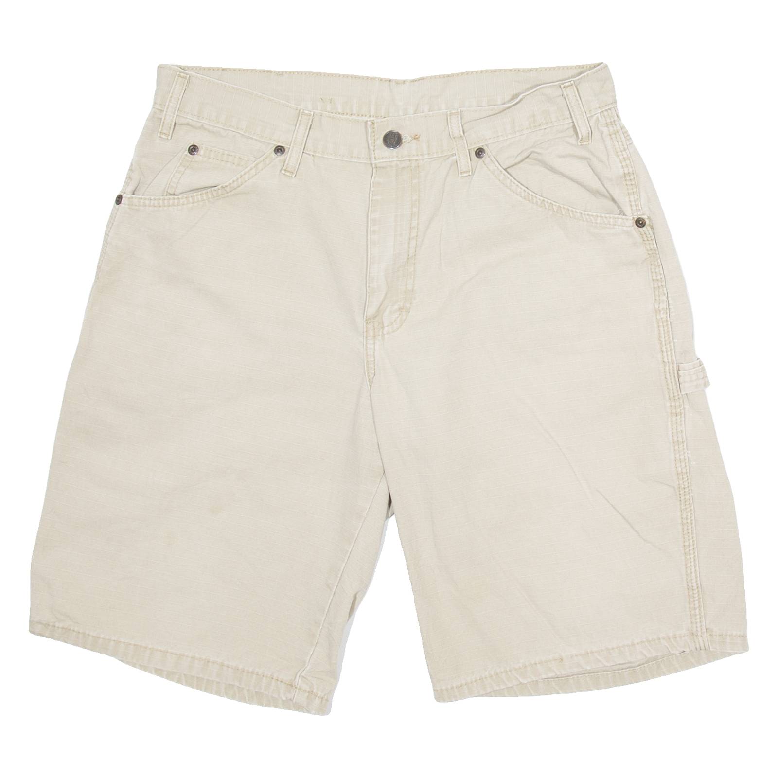 DICKIES Mens Workwear Shorts Brown M W32