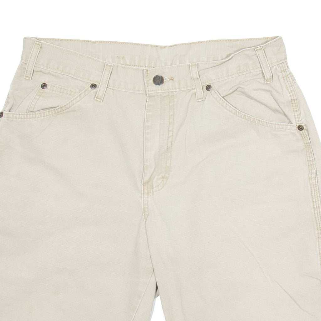 DICKIES Mens Workwear Shorts Brown M W32