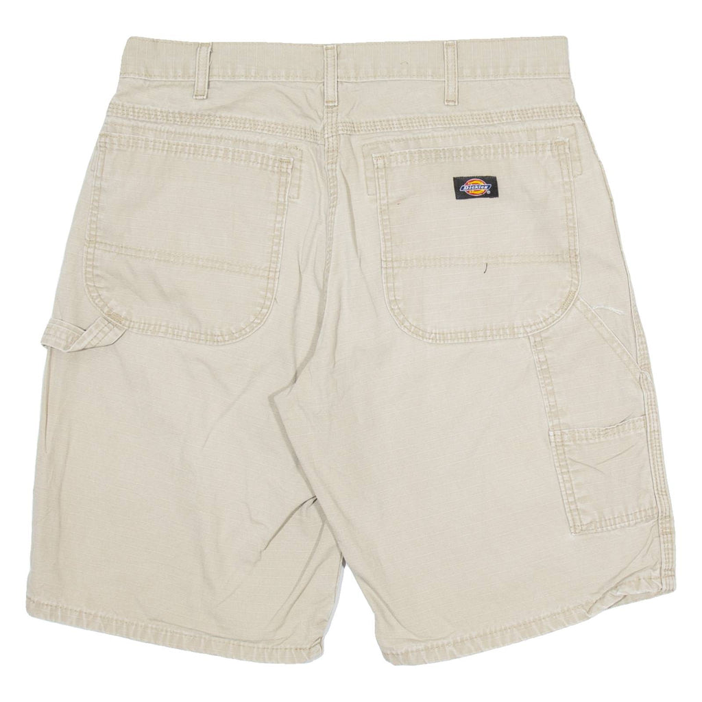 DICKIES Mens Workwear Shorts Brown M W32