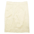 Womens Pencil Skirt Gold Midi Floral M