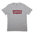 LEVI'S Mens Grey Crew Neck Short Sleeve Classic Graphic T-Shirt S Cotton Blend