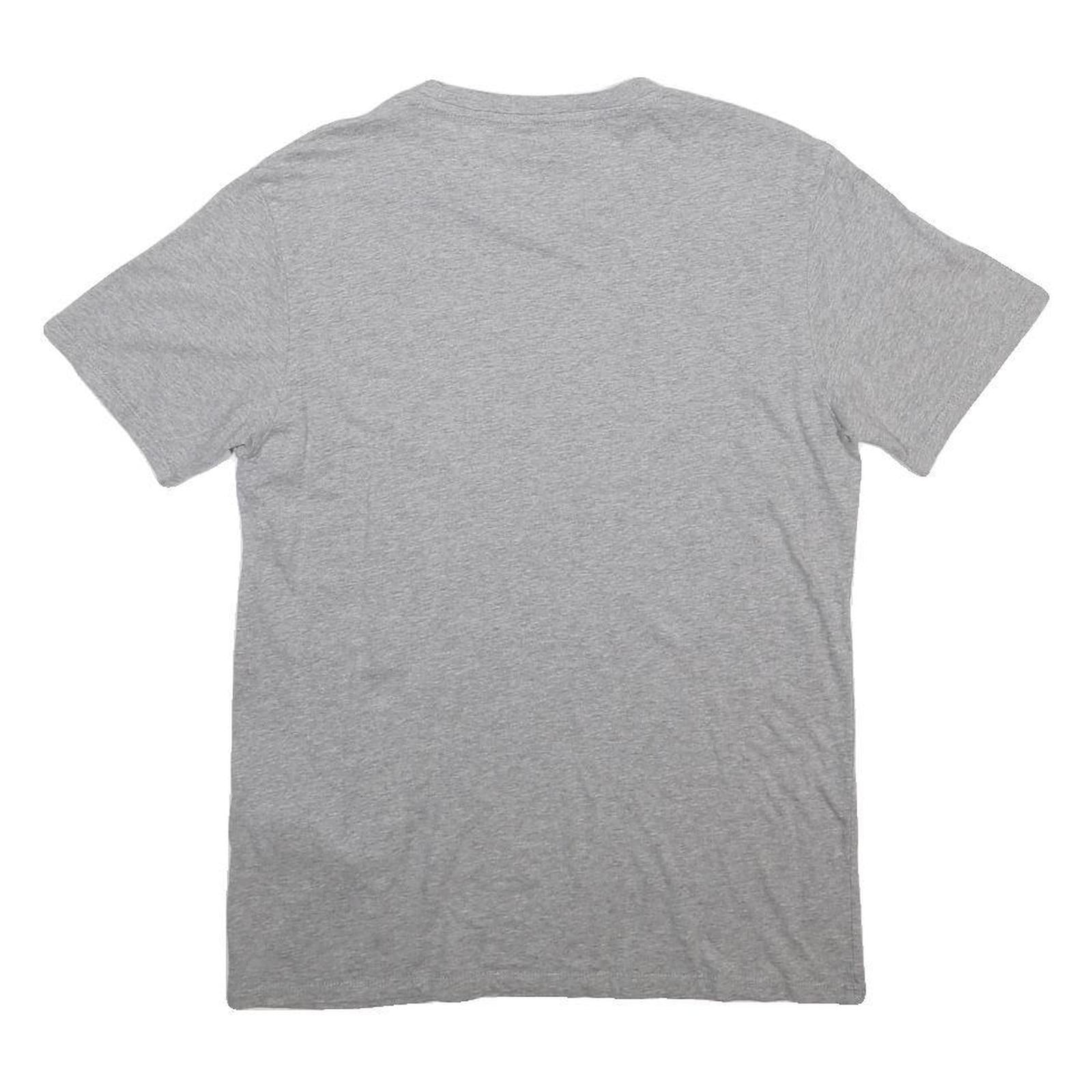 LEVI'S Mens Grey Crew Neck Short Sleeve Classic Graphic T-Shirt S Cotton Blend