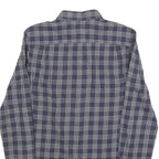 JACK WILLS Mens Blue Grey Checked Shirt XS Cotton Blend Long Sleeve Button