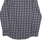 JACK WILLS Mens Blue Grey Checked Shirt XS Cotton Blend Long Sleeve Button