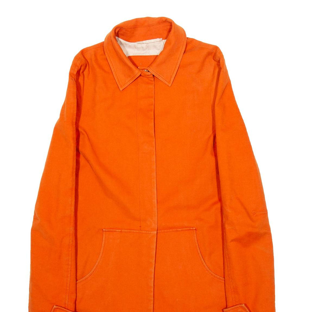 LACOSTE Womens Trench Coat Orange S