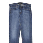 CALVIN KLEIN JEANS Womens Blue Regular Straight Denim Medium W30 L28 Zip Closure