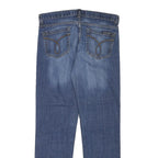 CALVIN KLEIN JEANS Womens Blue Regular Straight Denim Medium W30 L28 Zip Closure